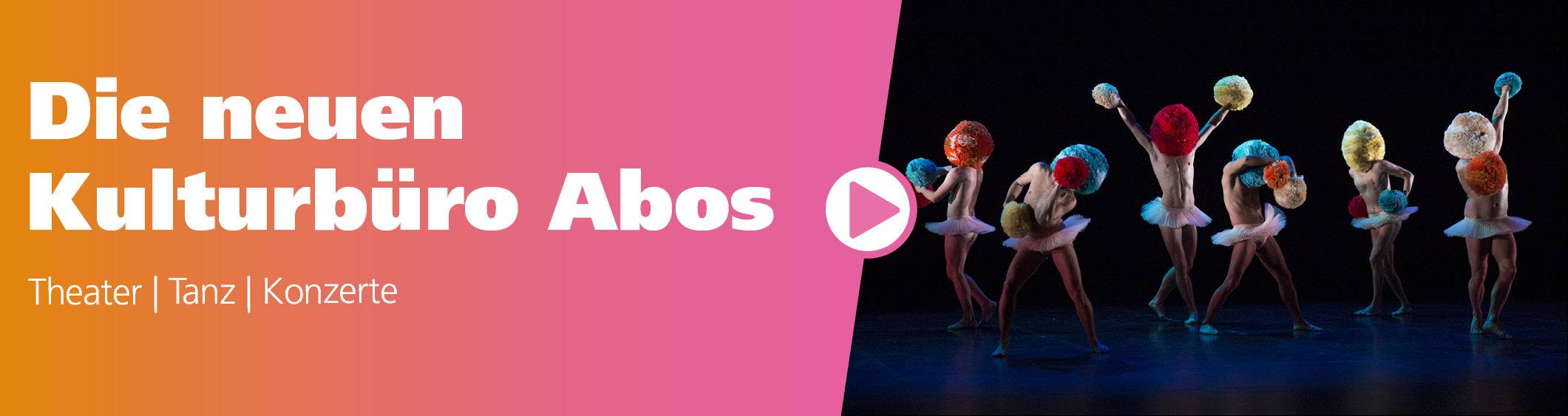 Gruppe Tänzer: Die neuen Kulturbüro-Abos: Theater, Tanz, Konzerte
